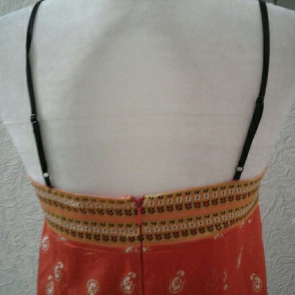 ICE women's Summer Satin Paisley Orange dress 6.  Bundle only 🌟 - Picture 4 of 7